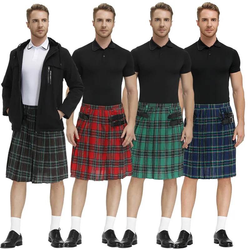 Mens Scottish Traditional Highland Tartan Kilt