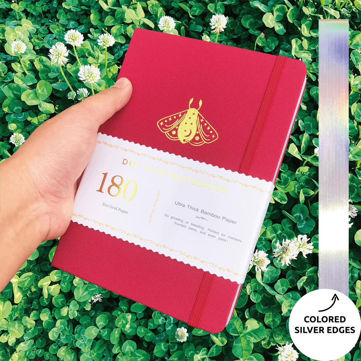 

Эзотерические элементы, жук, пуля, пунктирный блокнот BUJO, акварельный журнал 180 г/м2, Бамбуковая бумага, водонепроницаемая обложка