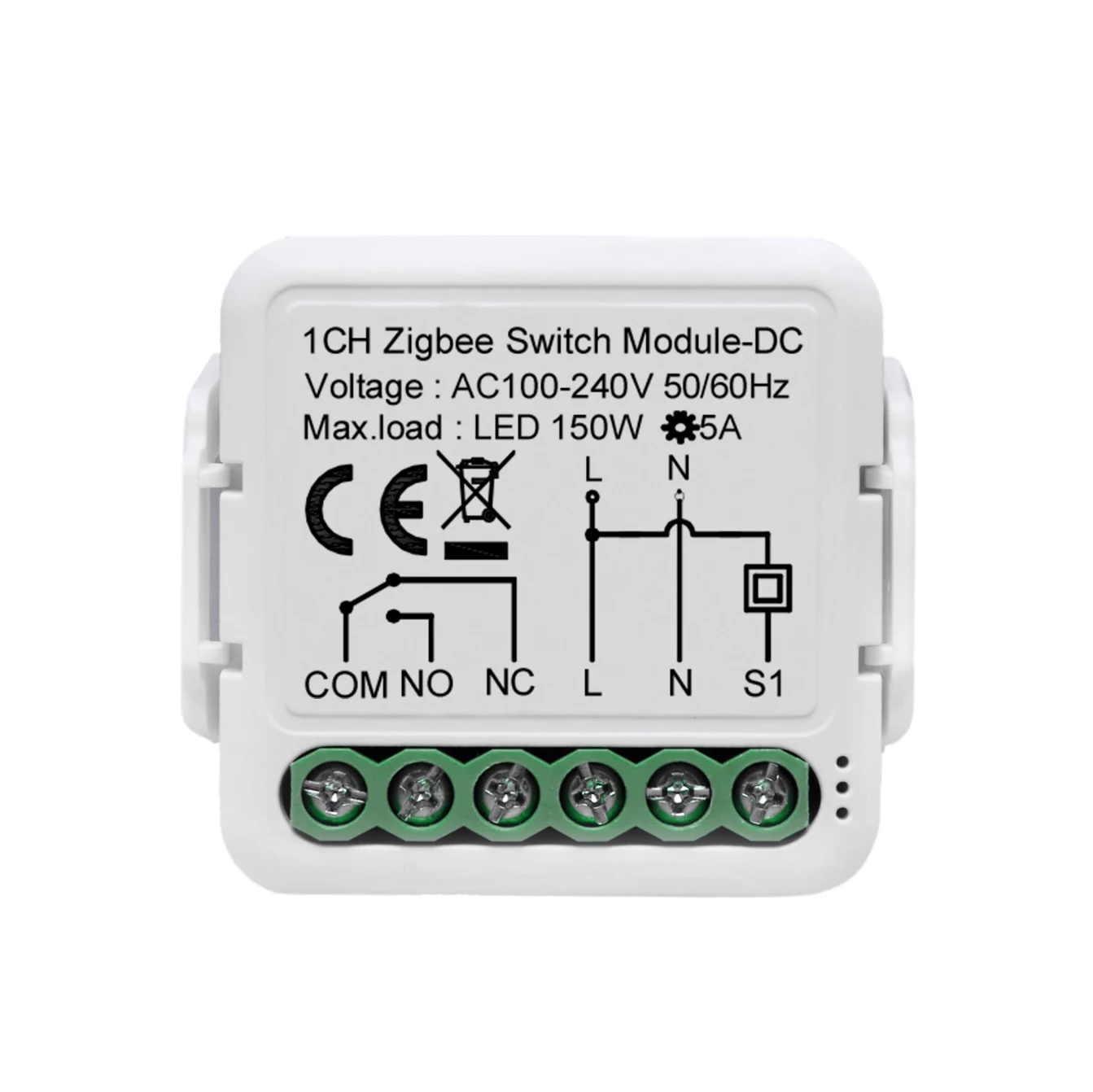 

Tuya Smart Dry Contact ZigBee WiFi Switch Module DIY Breaker Реле для умного дома DC12/24V AC100-240V Работа с Alexa Google Alice