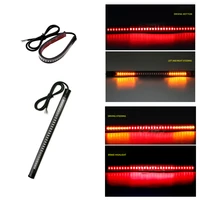 brand new smd 3528 bendable led light turn signal indicator casing waterproof soft plate brake strip tail light for motorcycle
