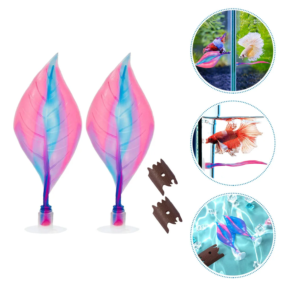 

Leaf Betta Hammock Bed Aquarium Tank Ornament Rest Breeding Decorations Pad Accessories Artificial Resting Spot Toys Leaves