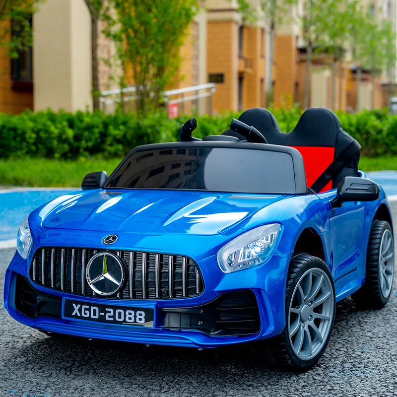 

Children's Electric Car Boy And Girl Bluetooth Remote Control Ride On Toy Car Double Door Electric Swing Car For Kids