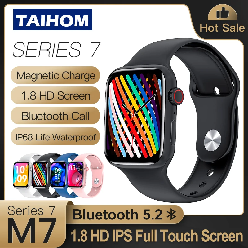 

Смарт-часы TAIHOM M7, водостойкие, IP68, Bluetooth