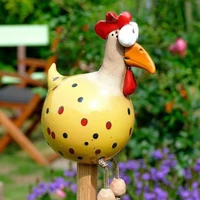 big eye chicken garden sculpture resin chicken lawn fence decorating statue home decoration miniature craft jardineria %d1%81%d1%82%d0%b0%d1%82%d1%83%d1%8d%d1%82%d0%ba