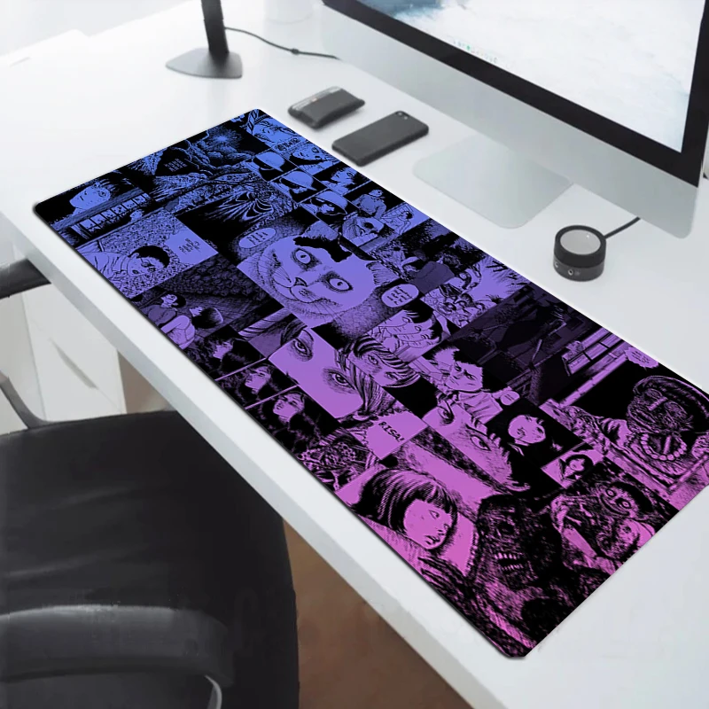 

Pc Gaming Pad Junji Ito Mausepad Non-slip Mat Deskmat Computer Accessories Gamer Keyboard Mouse Pads Mats Cabinet Mause Laptops
