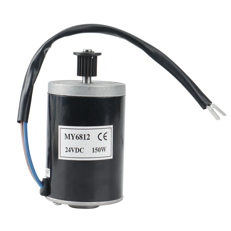 

MY6812 Dc 150W 24V High Speed Motor with with Belt Pulley, Scooter Small Brush Motor