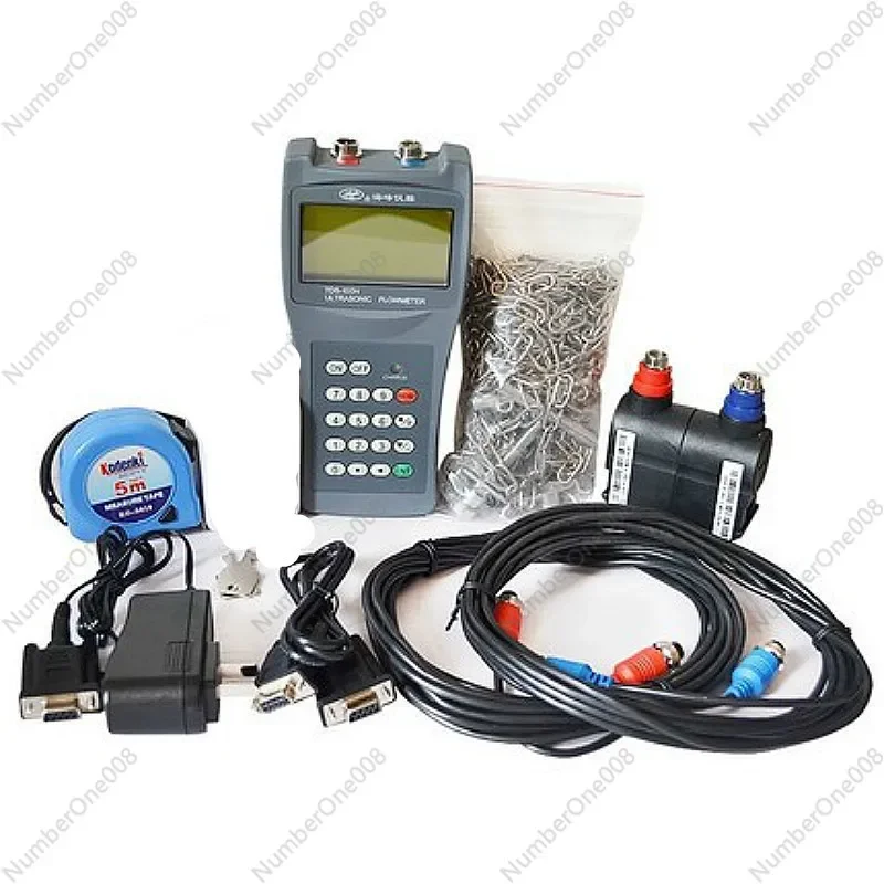 TDS-100H Портативный ручной ультразвуковой расходомер с датчиком зажима M2 (DN50-700 мм)