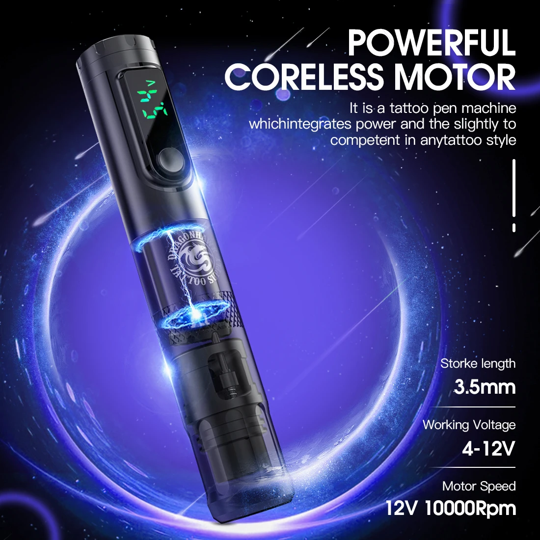 Dragonhawk индуцированное гравитацией Регулируемое напряжение с портативным блоком