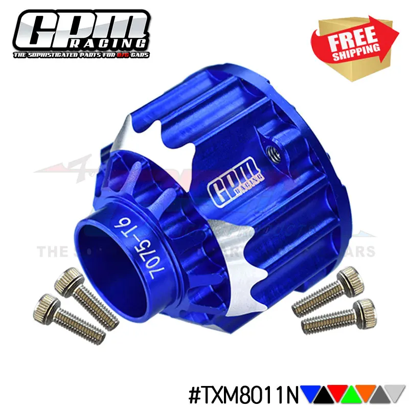 

Radio control RC aluminum front rear differential cover for TRAXXAS 1/5 4WD X-MAXX 6S/8S parts