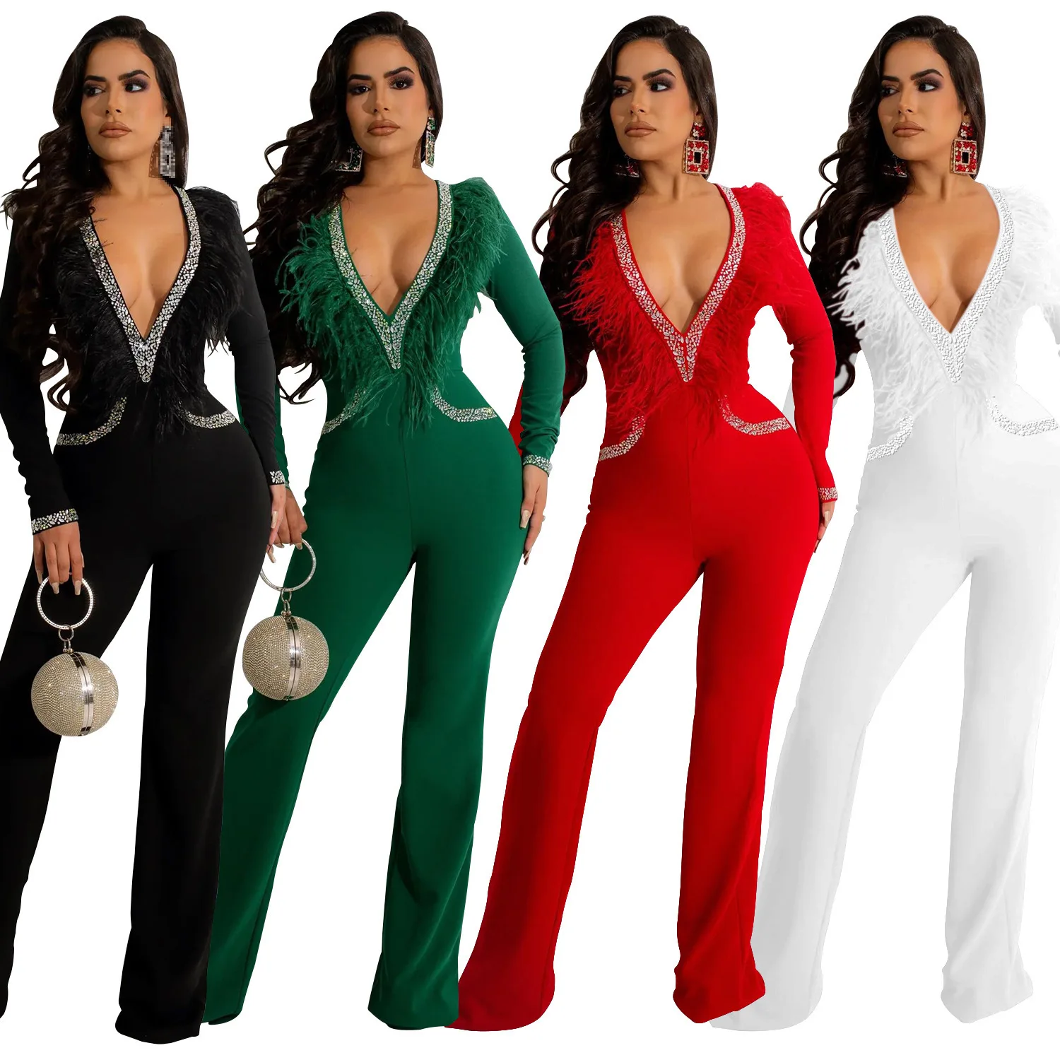 

Осенний наряд, женский комбинезон 2022, наряды на день рождения для женщин, клубный наряд, цельный комбинезон, осенняя одежда, женская зимняя о...