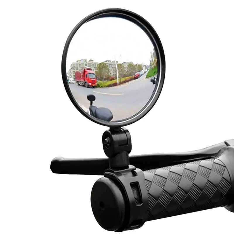 

Bike Mirror 360 Degree Adjustable Handlebar Mirror Universal Riding Accessories Compatible With E-Bikes Mountain Bikes Scooters