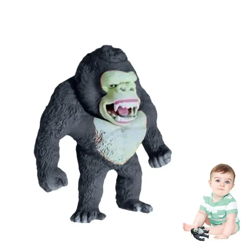 

Monkey Soft Fidget Stretchy Gorilla Toy Funny Anime Figure Toys Adults Kids Gorilla Stress Relief Toy Halloween Christmas Gifts