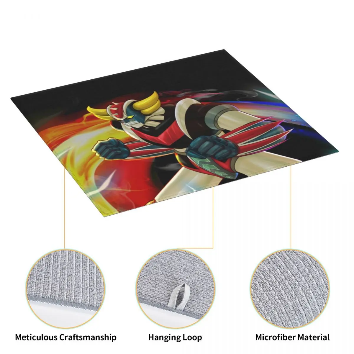 Пользовательский абсорбирующий коврик из микрофибры в форме НЛО робот-утварь