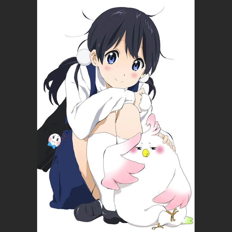 

Anime Keychain Encouragement of Climb Saitō Kaede Acrylic Keyring Strap Figure Hanging Accessories 6cm