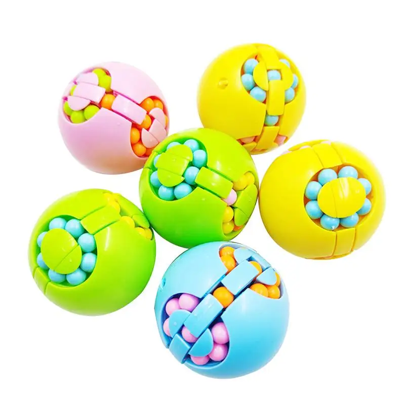 

Magic Bean Puzzle Ball Cube Creative Magic Cube Little Magic Beans Toy Magic Colorful Ball Puzzle Toy Intellectual Game For Kids