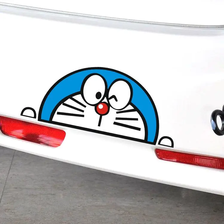 Doraemon мультфильм Милая фотография для зеркала заднего вида окно ветровое стекло