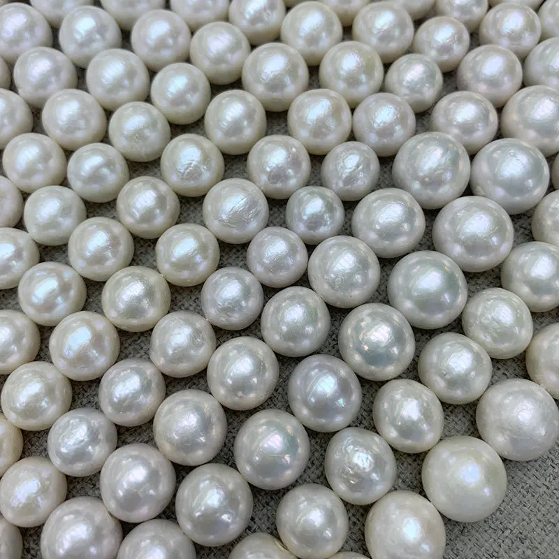 Эдисон барокко натуральный пресноводный круглый жемчуг 11-14 мм Ювелирные изделия