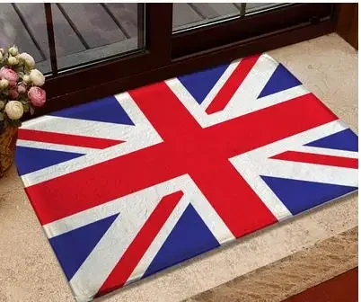 Входной коврик с национальным флагом США/Великобритании коврики и ковры из пены