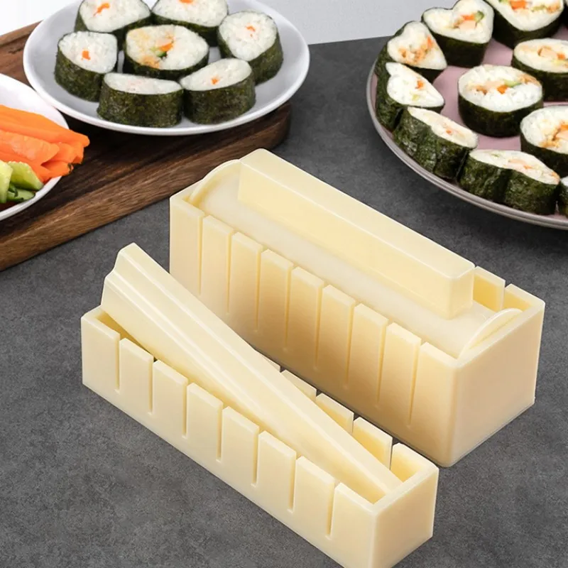 

3 styles Sushi Maker Rice Mold Hoge Kwaliteit Japanse Rijst Bal Cake Roll Mold Multifunctionele Mould Maken Sushi Gereedschap