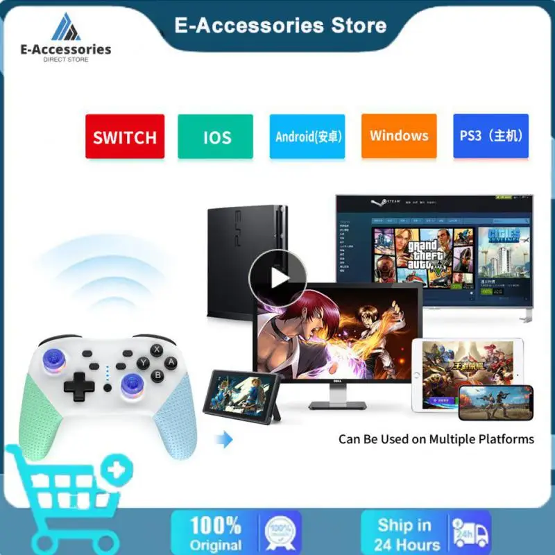 

Dual Vibration Pc Ps3 Joystick Gamepad With Six-axis For Switch Wireless Controller Game Joystick