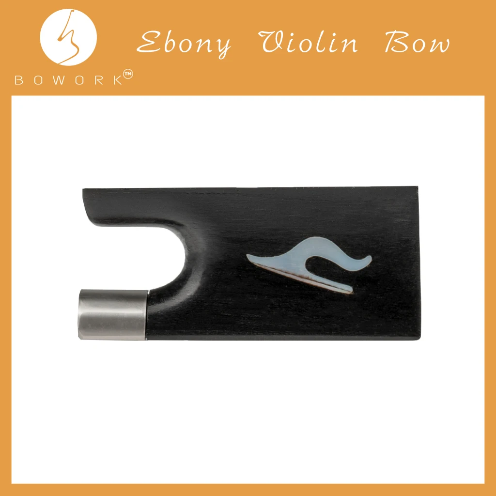 

BOWORK Ebony Violin Bow Frog Replacement 4/4 Fiddle Violin Bow Part