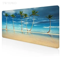 beach waves mouse pad gaming xl custom new home mousepad xxl mouse mat anti slip office carpet natural rubber laptop mice pad