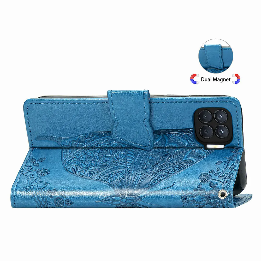 Reno 4 Lite 8 T Reno5 Z 7Z 5G Flip Case Reno 6 Pro Plus Butterfly Wallet Cover 360 Book for OPPO Reno 5A Reno8 7 A 5 4Z 5Z 7A 8T