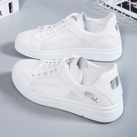white shoes woman spring summer 2022 womens sneakers free shipping tennis casual flat shoes sports shoes for girls thick bottom