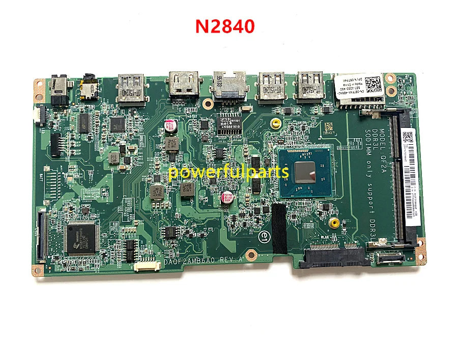 

Материнская плата для Dell Inspiron 20 100% N2840 cpu, протестированная материнская плата DAQF2AMB6A0, 3043 рабочий