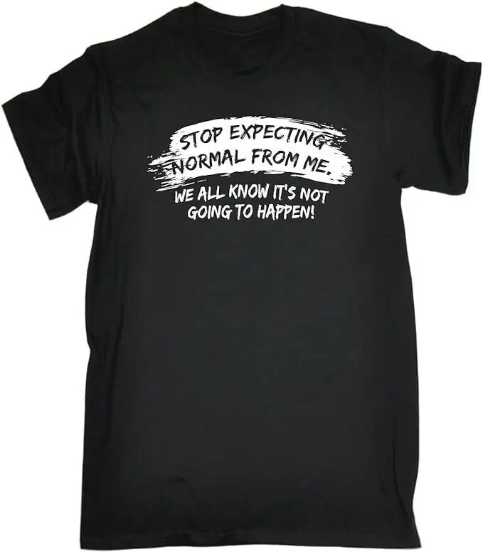 Футболка STOP EXPECTING FROM ME забавная футболка с нормальной шуткой ТОП ВСЕ РАЗМЕРЫ от S