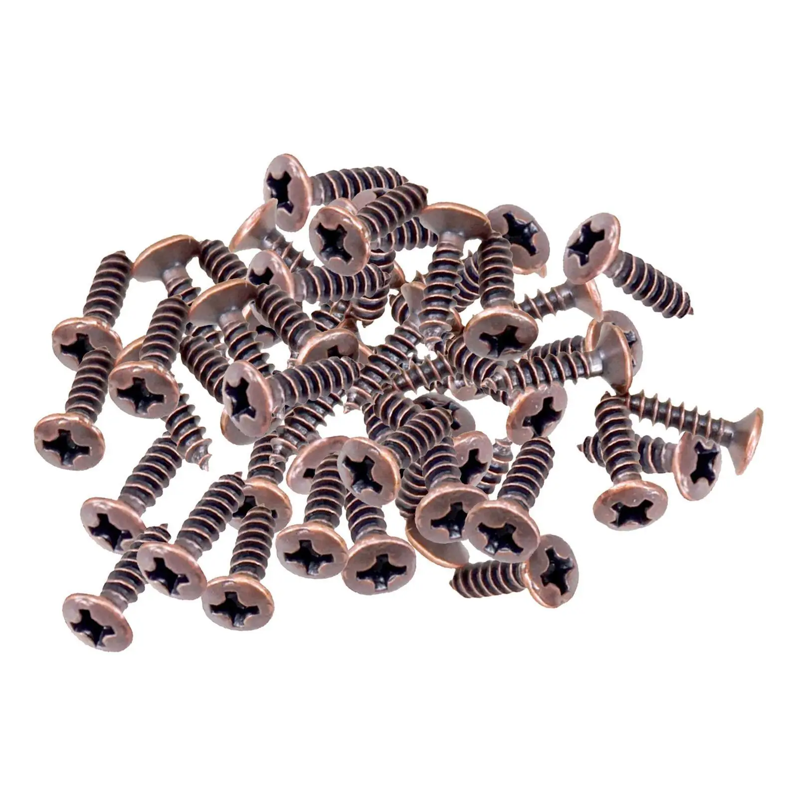 

50x Pickguard Mounting Screws for ST SQ Replacement Parts Bronze 2.5x12mm