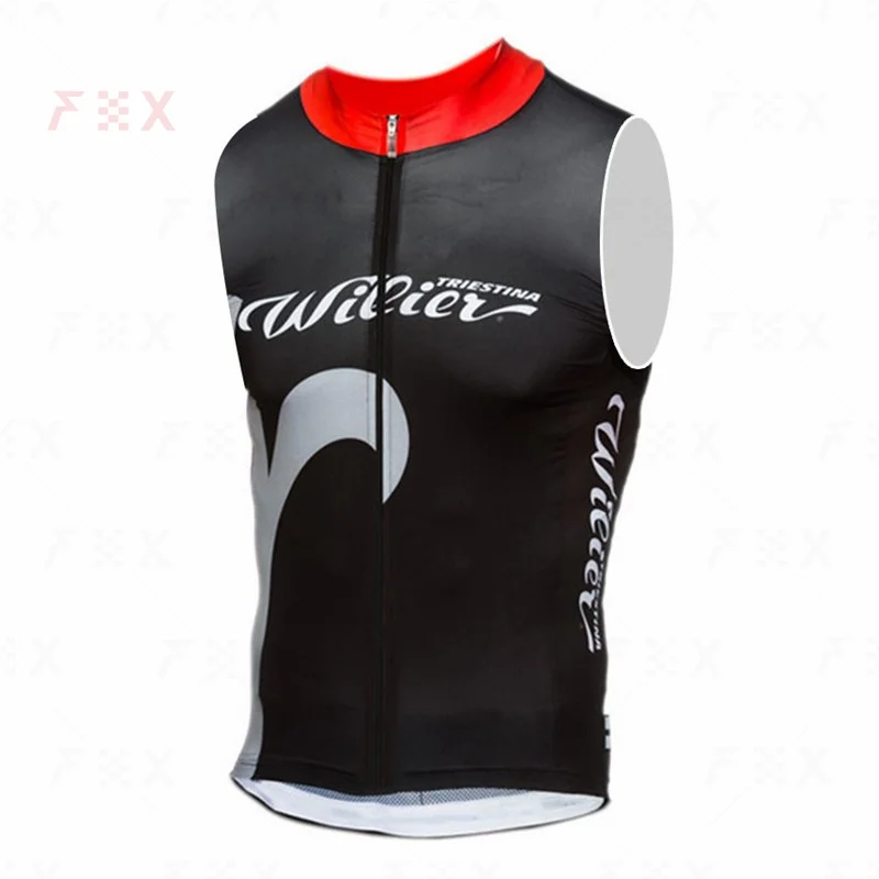 Wilier Windproof Waterproof Cycling Vest Men's Team Gilet Bicycle Sleeveless Jackets Riding Vest Chalecos Ciclismo Windbreaker