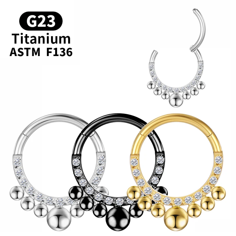 

Cartilage Tragus Piercing Daith Helix tragus nose ring earring industrial Titanium helix Charming septum puncture Body Jewelry