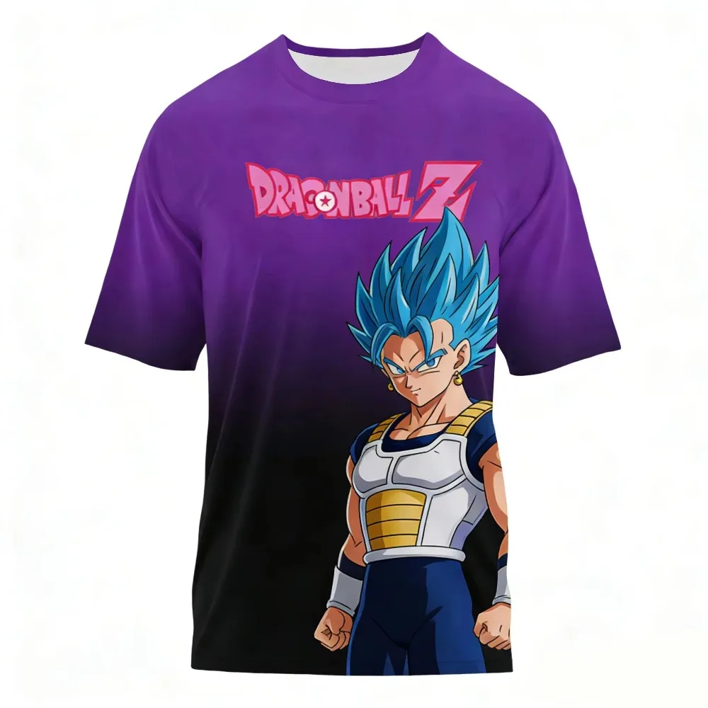 Фото Футболка с 3D-принтом персонажа Сон Гоку из Dragon Ball Z, повседневный топ с короткими рукавами для мужчин и женщин, уличная одежда для любителей аниме №4