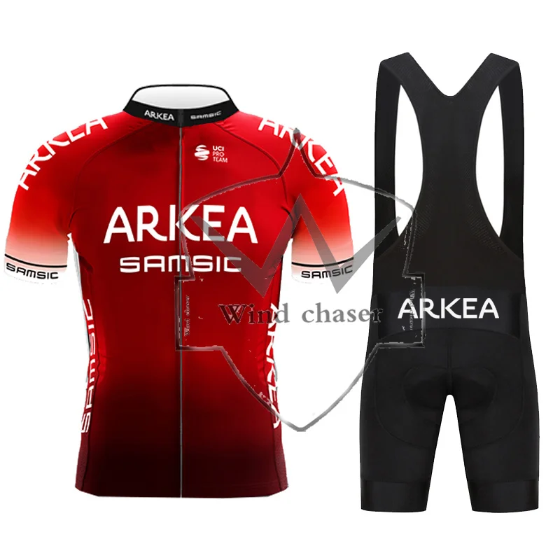 

New ARKEA Team Men Summer Short Sleeve Cycling Jersey Set MTB Maillot Ropa Ciclismo Bicycle Wear Breathable Cycling Clothing