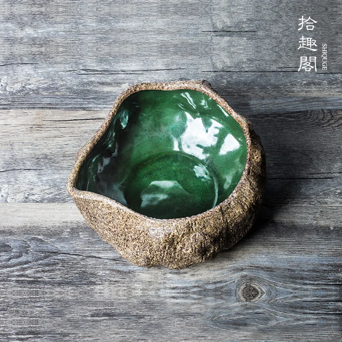 Грубая керамика ручной работы большая стирка чая ведро для керамических