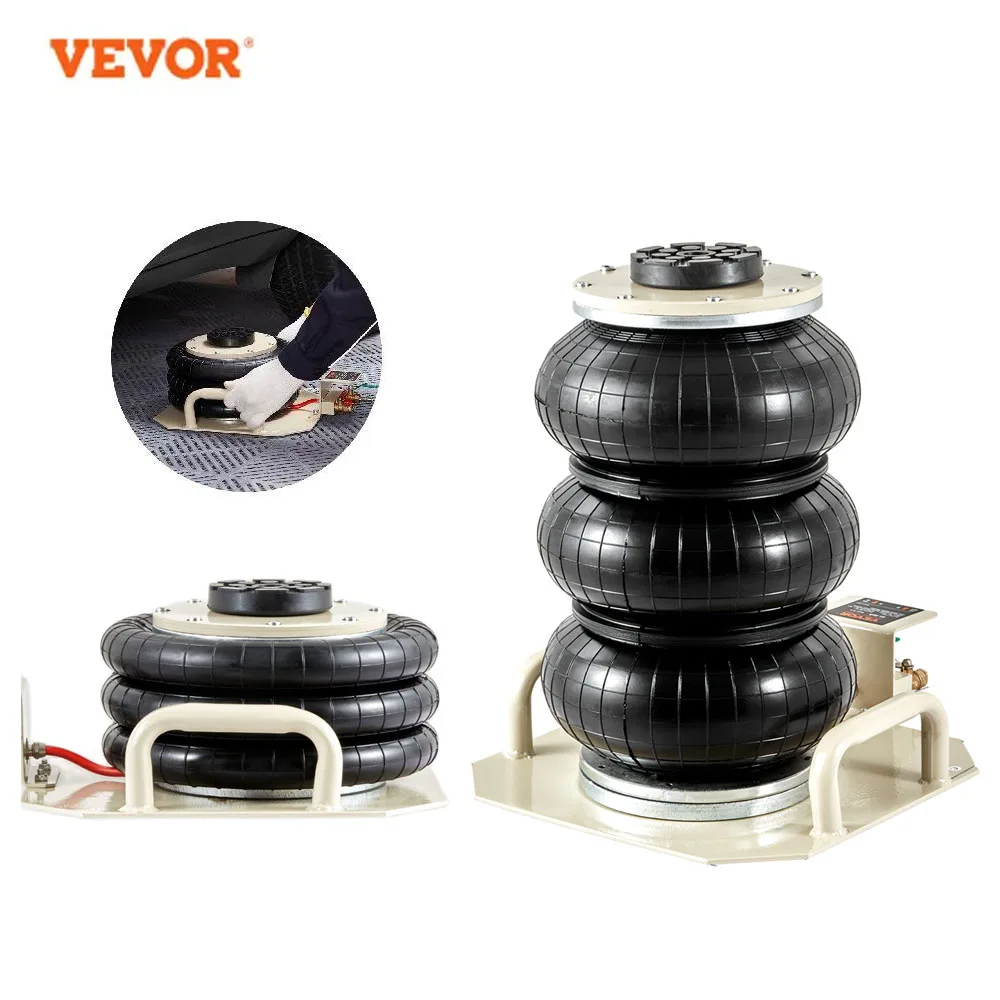 

VEVOR Double Bag Air Jack Car Jacks 3 Ton Lift Up 3-5s Fast Lifting Jack with Short Handle Auto Repair Tools Lifting Equipment