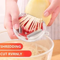 3in1 fruit and vegetable peeler multifunction shredding gadgets stainless steel blade easy to clean replace kitchen accessories