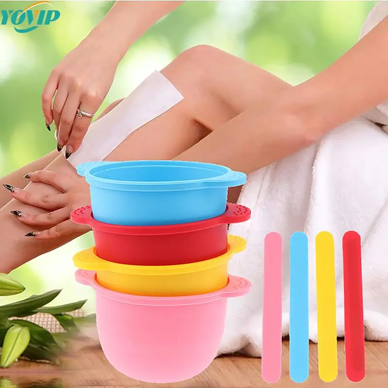 

Wax Warmer Thickening Heat-resistant Silicone Bowls Hair Removal Wax Replacement Pot Bowls Hair Removal Reusable Waxing Pot Bowl