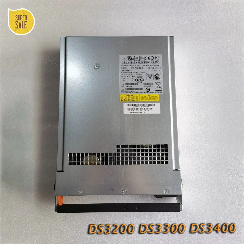 300-2051-01Серверный источник питания для IBM DS3200 DS3400 EXP3000 42C2140 42C2141 DPS-510BB A 515 Вт