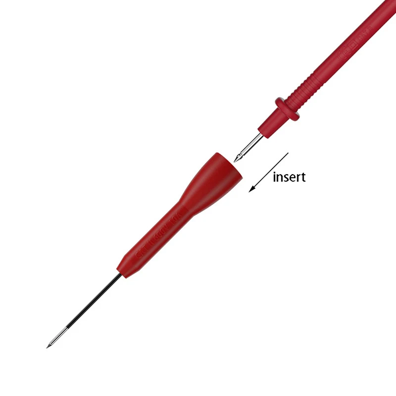 

1 Pair Supply Test Probe Sheath Multimeter Pen Accessories 2mm Sharp Needle Automobile Diagnostic Tools