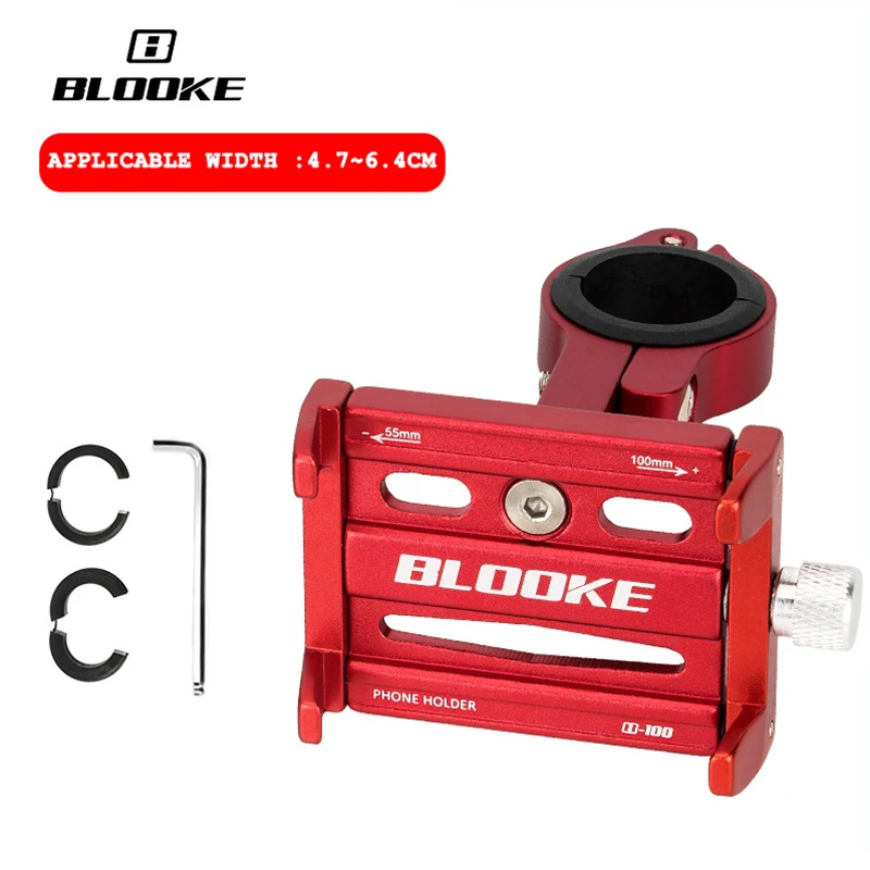 

BLOKE aluminum alloy mobile phone holder bicycle riding electric motorcycle on-board navigation shock-proof fixing bracket
