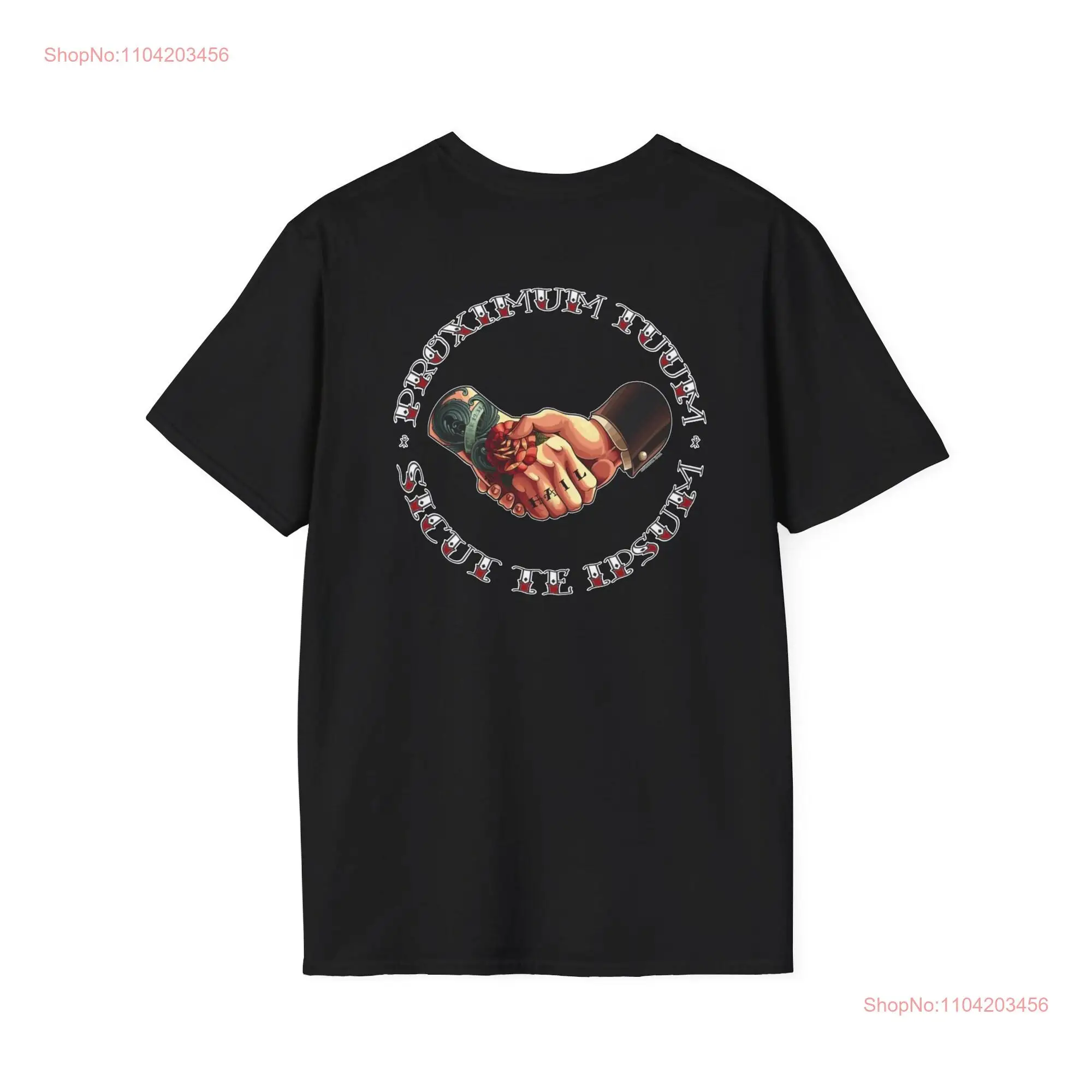 proximum tuum sicut te ipsum Love your neighbor as yourself SR Catholic Christian Bible T Shirt long or short sleeves