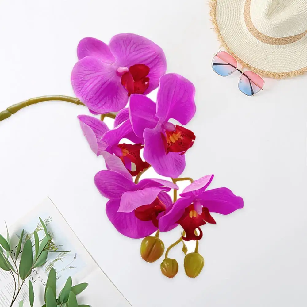 

Useful Photo Props Simulation Butterfly Orchid Not Wither Nice-looking Artificial Butterfly Orchid Scene Layout