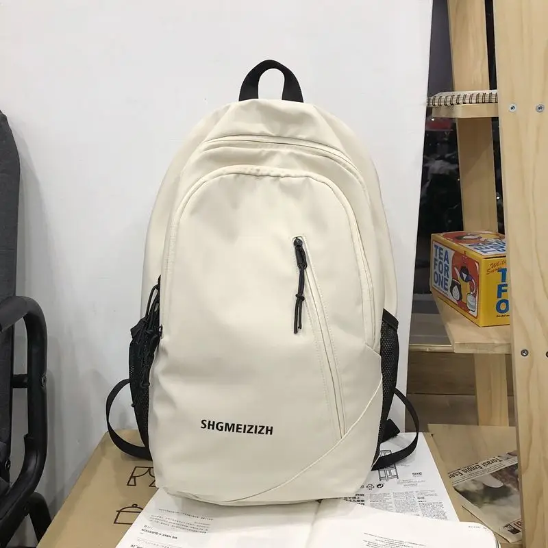 

College Student High School Backpack for Teenagers Boys Girls Large Capacity Schoolbag Women Bookbag Casual Nylon Korean Bagpack