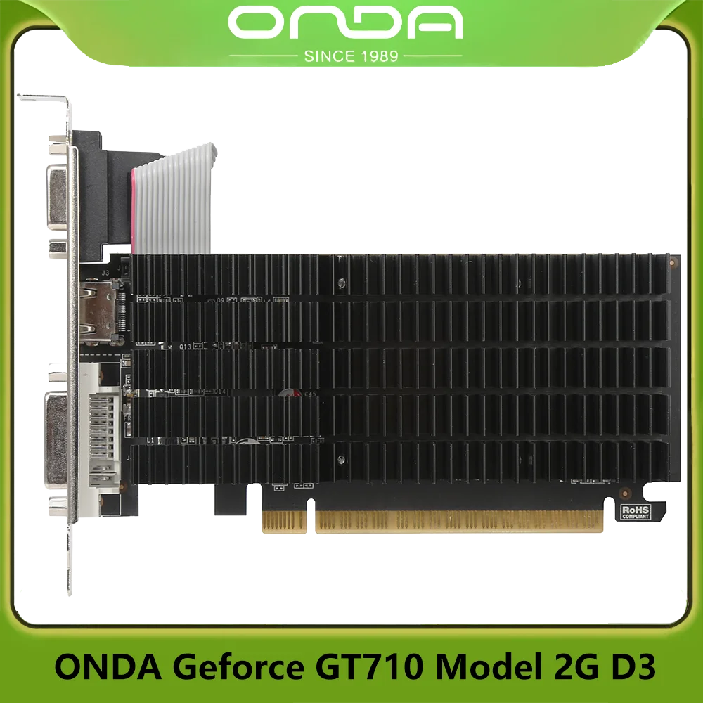 

ONDA Geforce GT710 Model 2G D3 Computer Video Game Graphics Card Nvdia VGA HDMI