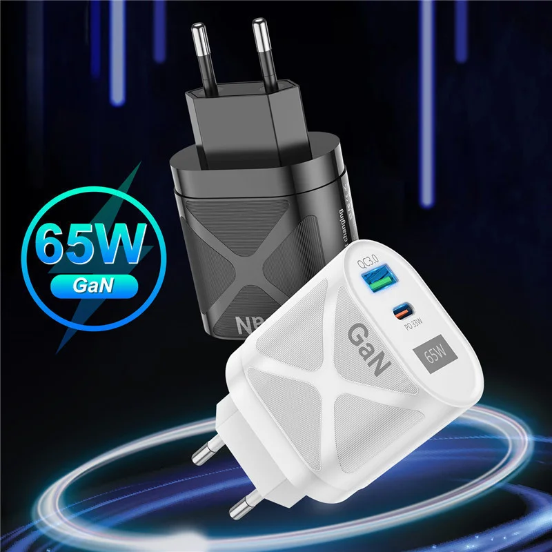 

Зарядное устройство USB Type-C, 65 Вт, QC 3,0 3.0