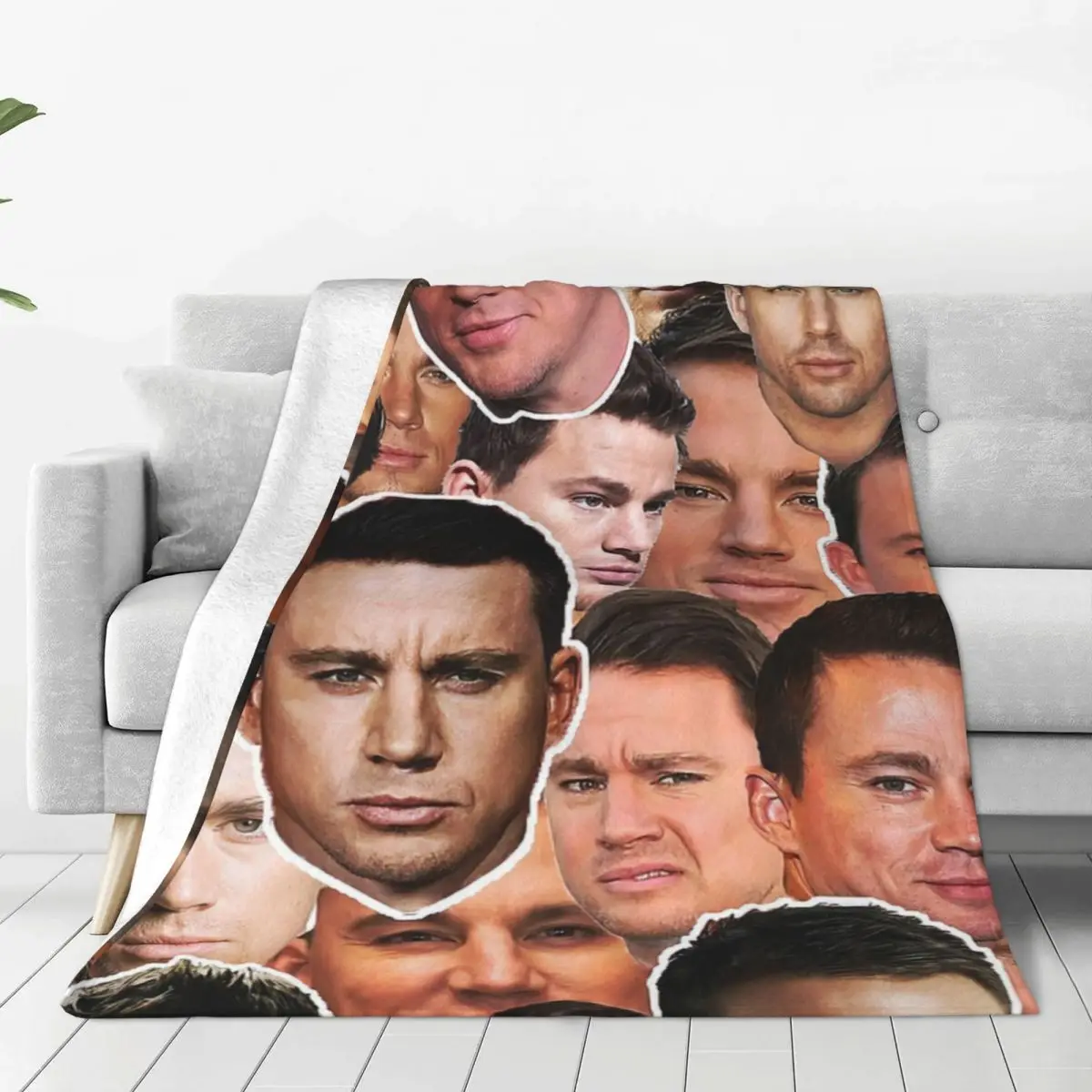 

CHANNING TATUM Bed Blanket Flannel Blanket Flannel Blanket Air conditioning blanket