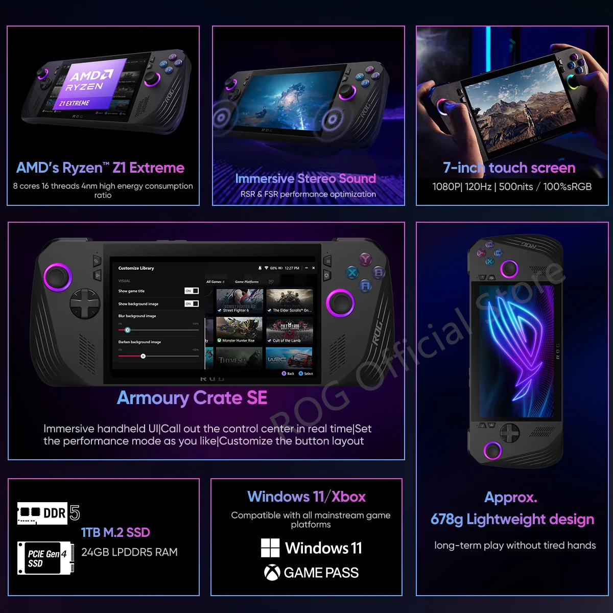 Смартфон Asus rog ally 24/1ТБ