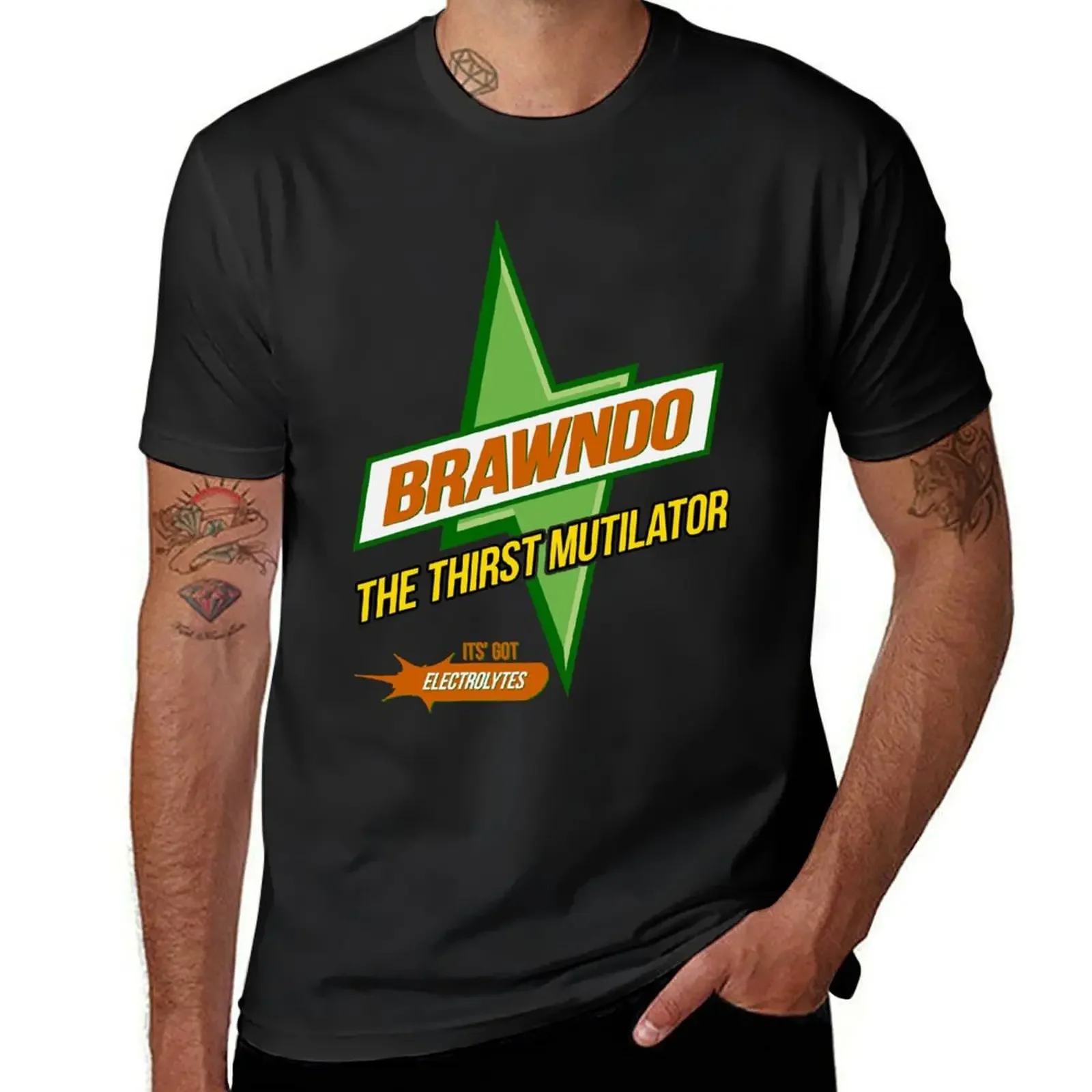 Brawndo The Thirst Mutilator-футболка в стиле Idiocracy футболка с рисунком милая одежда мужская